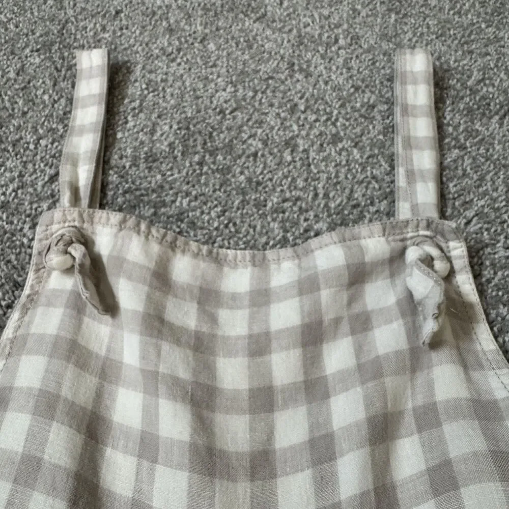 Lou & Grey Checkered Jumpsuit in Cream and Tan - Picture 5 of 13